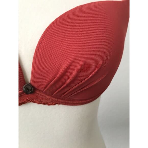 Belabumbum Lingerie Lace Pleated Padded Underwire Bra FLAW SAMPLE - Picture 4 of 10